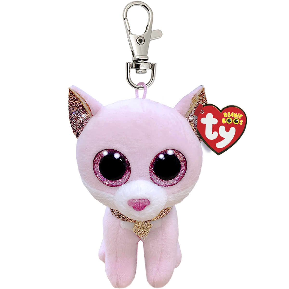 FIONA - pink cat clip