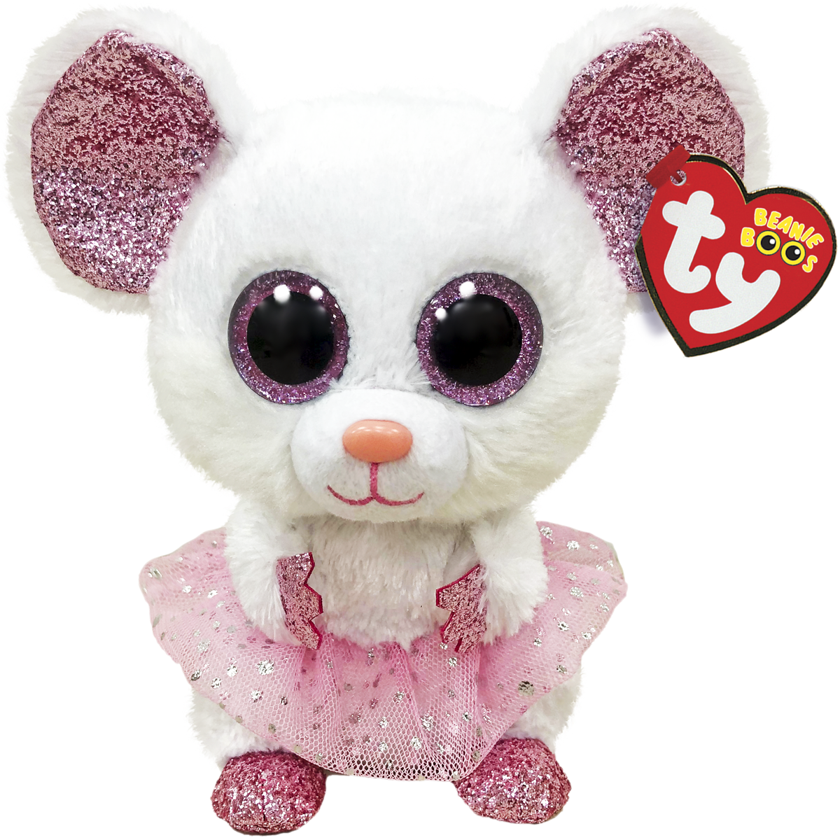 NINA - white ballerina mouse med