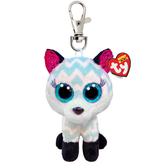ATLAS - aqua chevron fox clip